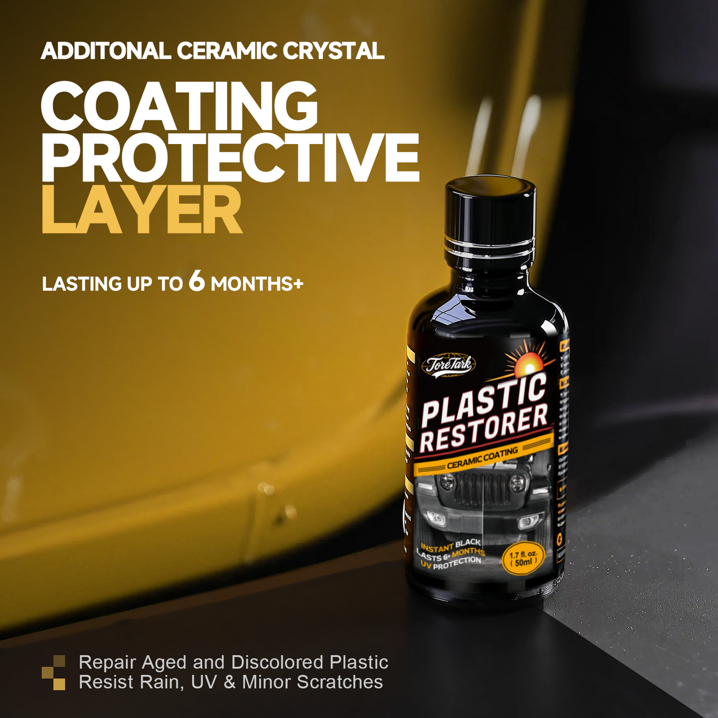 Toretark Plastic Trim Restorer for Cars
