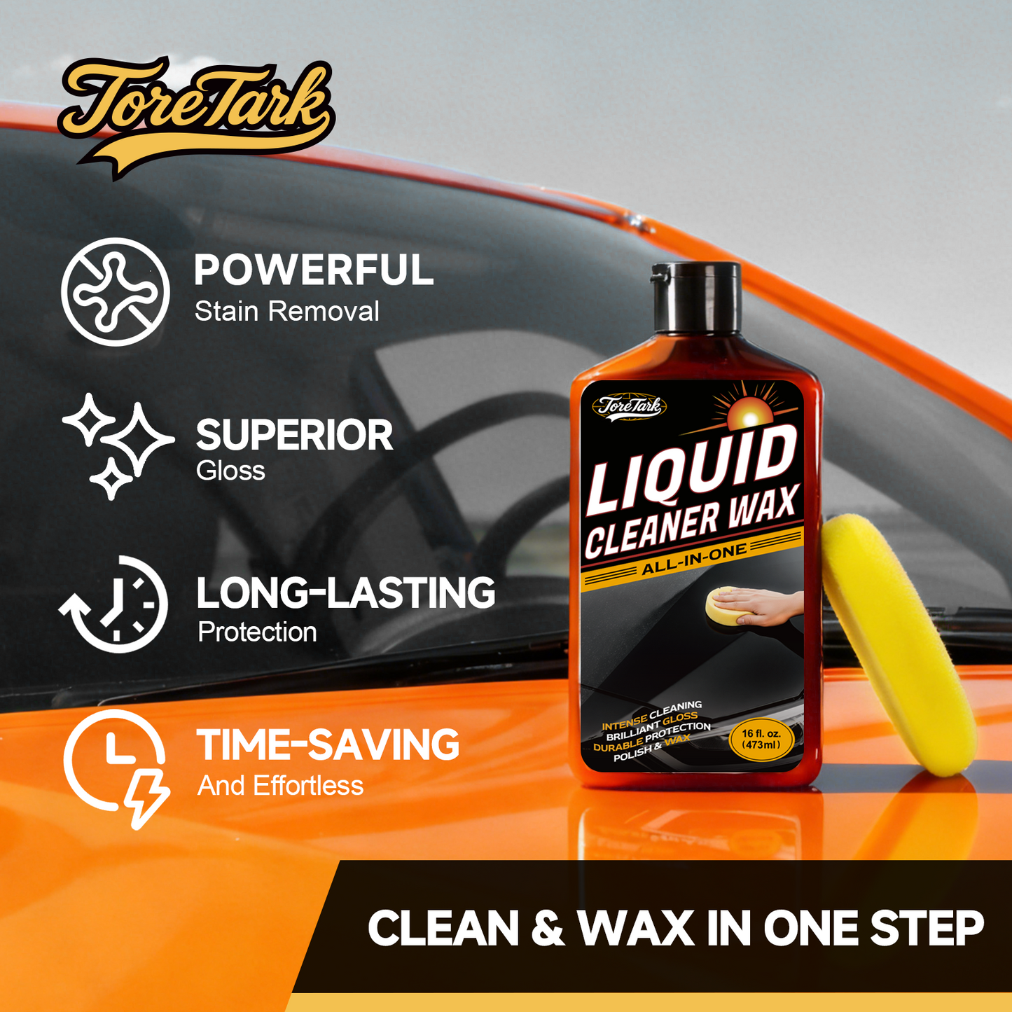 Toretark Car Liquid Wax Cleaner