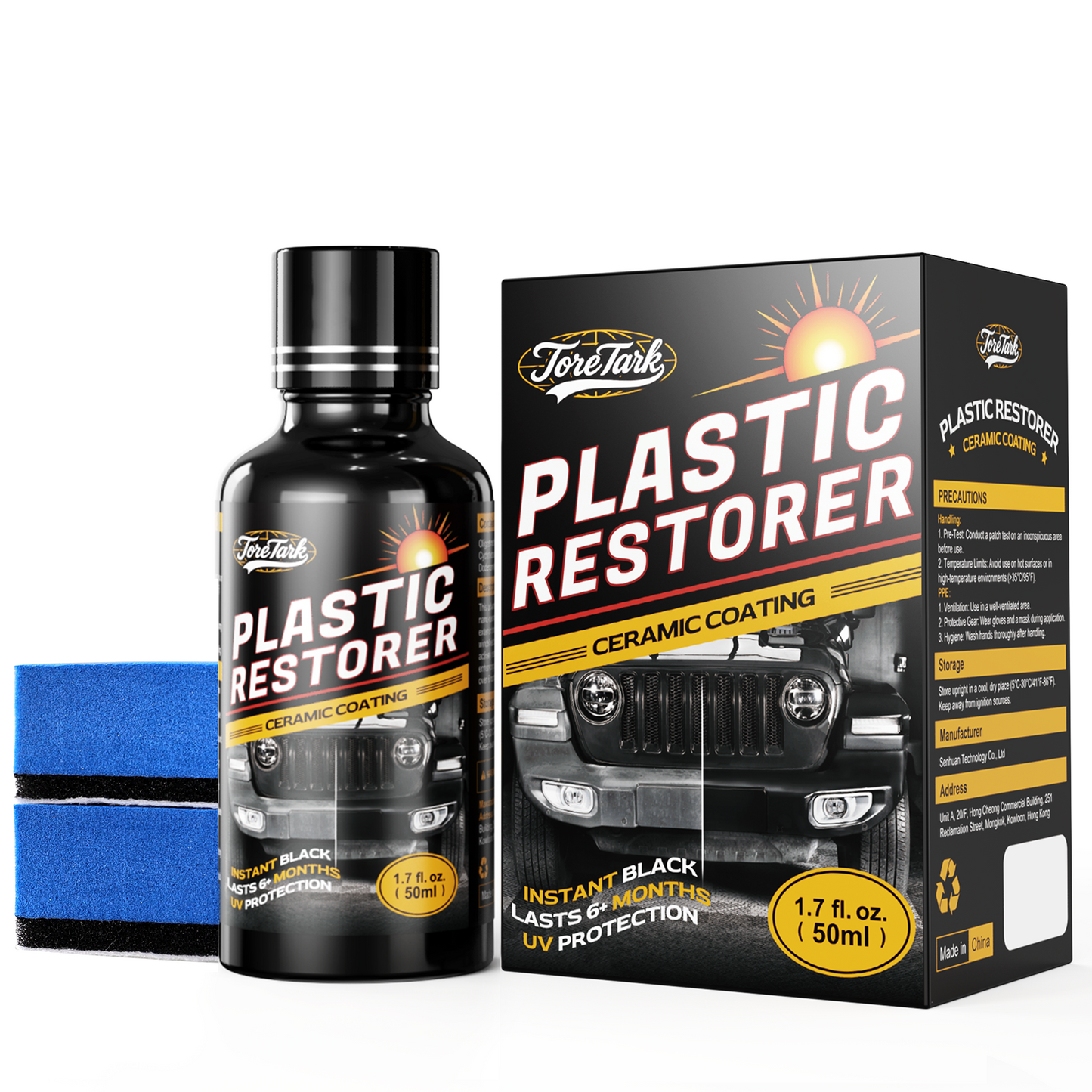 Toretark Plastic Trim Restorer for Cars