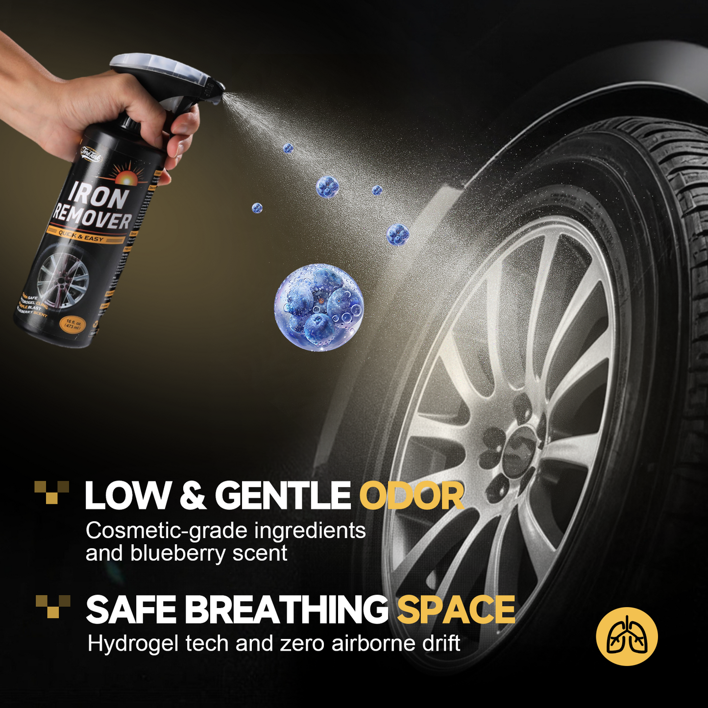 Fast Acting Car Iron Remover